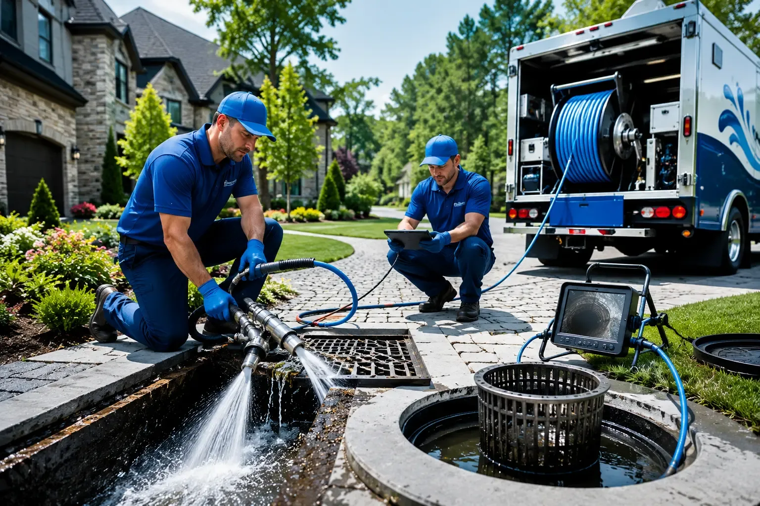 Local outdoor drain cleaning professionals in Deep River, CT